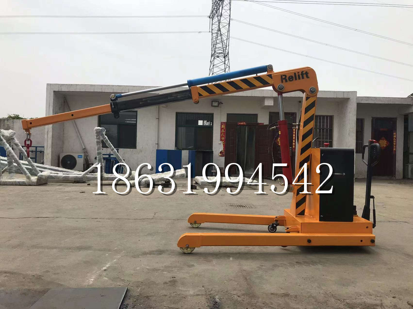 牙克石市久征定做3吨三轮随车吊 农用园林绿化移树吊 平板工程用小吊机