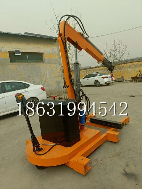 牙克石市自卸车厢随车吊 自制轮式四不像起重机 四驱平板吊 5吨 贵盛